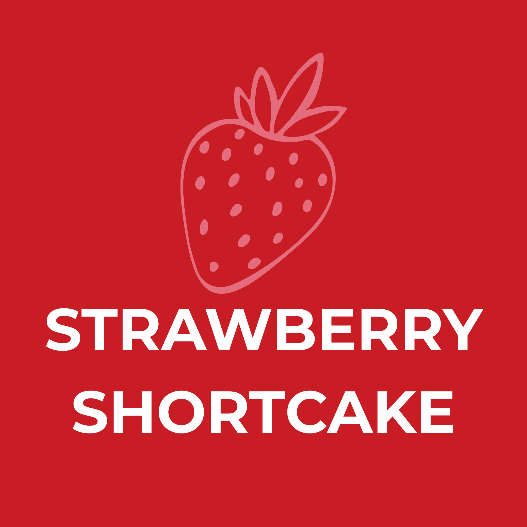 Strawberry Shortcake Snow Cone Flavor Concentrate